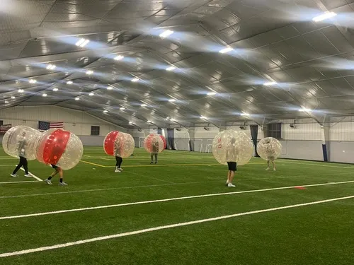 Knockerball on the turf field